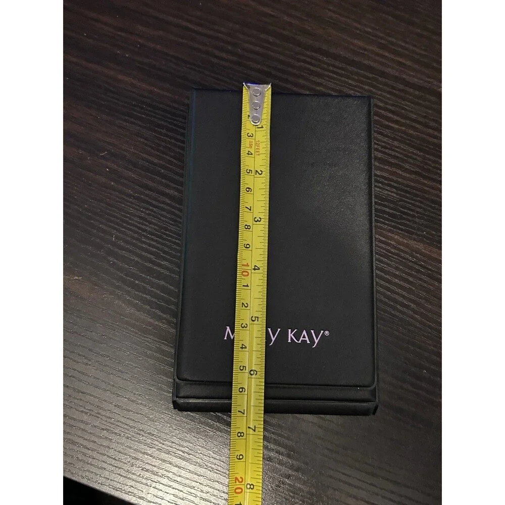 Mary Kay Folding Makeup Mirror Black Travel Vanity Tabletop Stand Mirror Compact